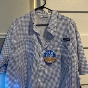 NWT Mens Columbia PFG button down shirt